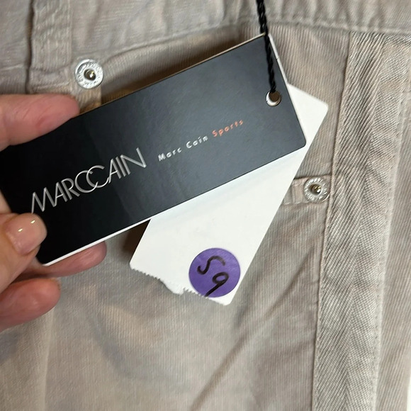 MARC CAIN SPORT CARGO WOMENS ZIPPER AT ANKLE VELVET MICRO CORDURY NEW WITH TAGS - Picture 7 of 14